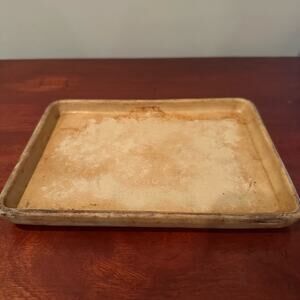 Pampered chef Small Bar Pan Pan Stoneware 9.5 x 7 Kitchen Baking Bake